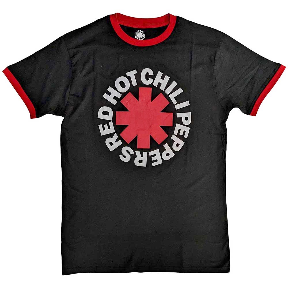 Red Hot Chili Peppers - Classic Asterisk Mens Tshirt - Black | Attitud